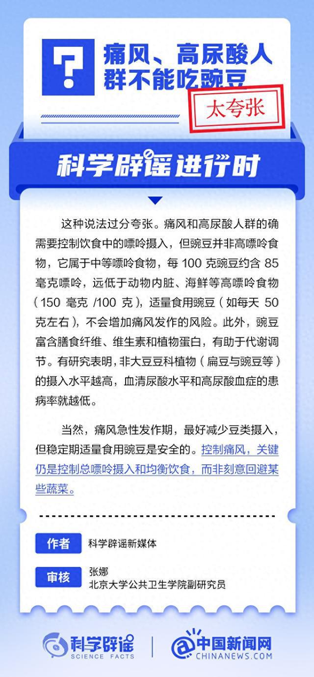 痛风、高尿酸人群不能吃豌豆？真相来了