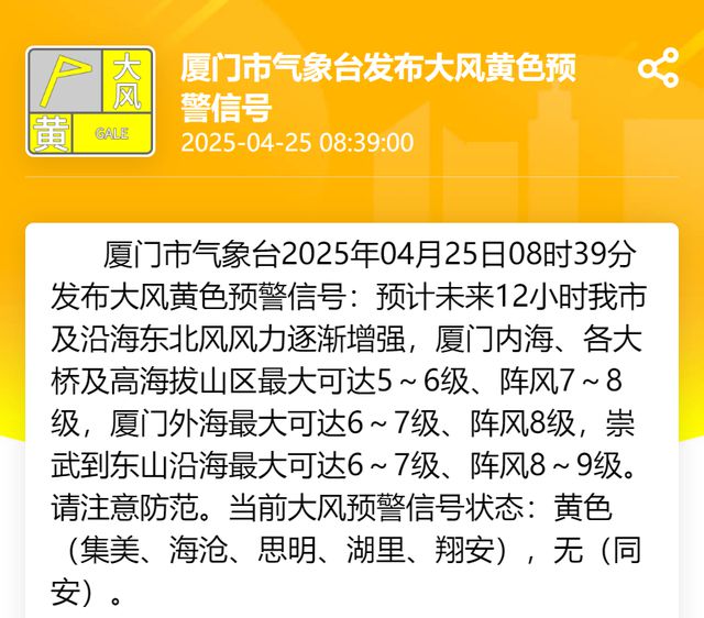 雷雨！大风！短时强降水！厦门放晴要等到……