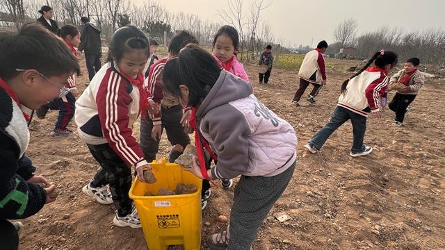 深度践行劳动育人精神，惠济区保合寨小学三亩荒地变花田！