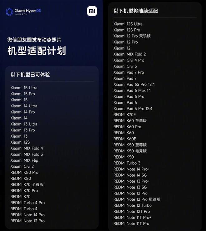 小米已支持朋友圈发实况照片 机型陆续适配中