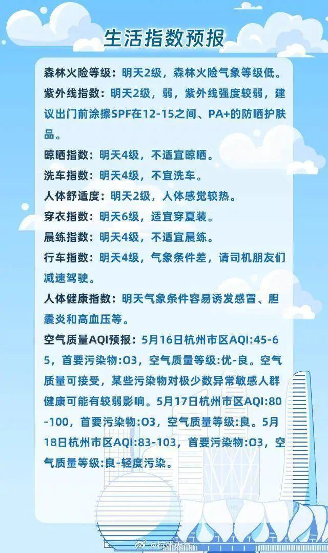 要出门趁这两天！杭州“梅雨季”即将预演