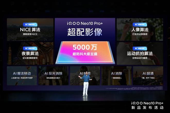 iQOO Neo10 Pro+发布2799起 2K超配双芯战神