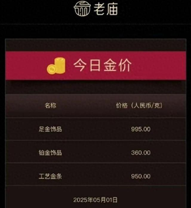 金价，连续下跌！品牌金饰跌破千元大关